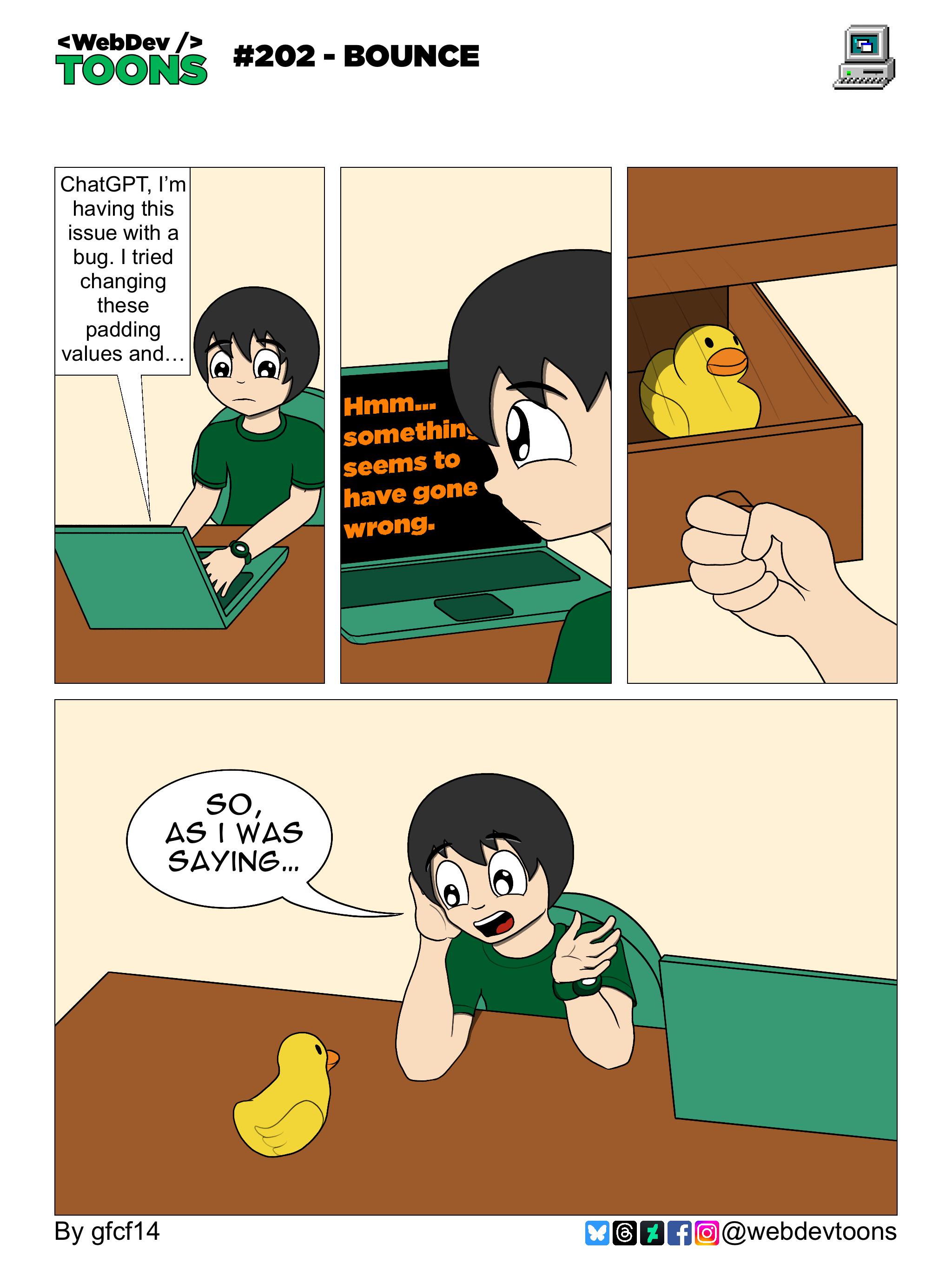 The Duck Debugger Strikes Again
