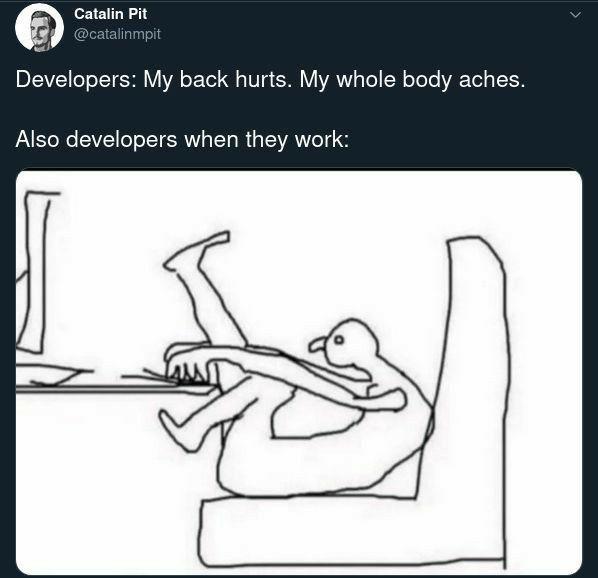The Ergonomic Paradox Of Developers