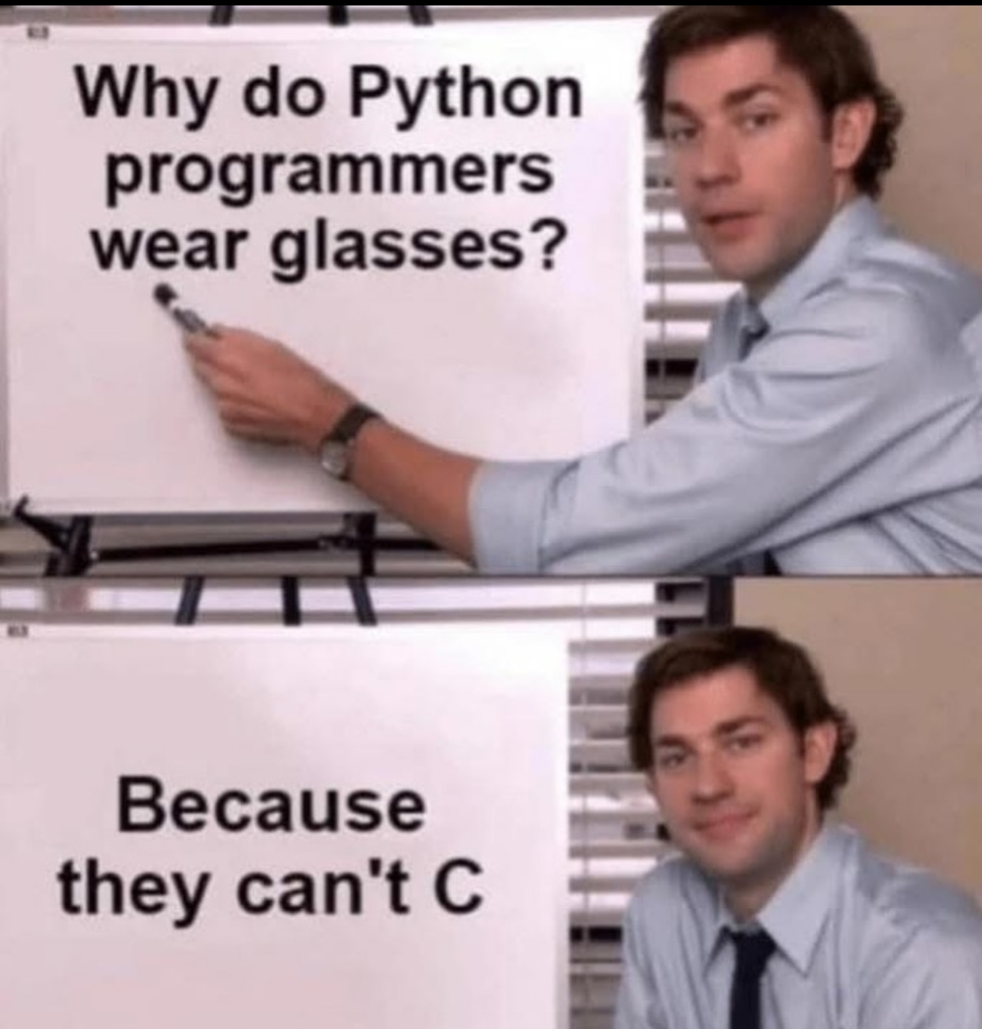 Why Python Programmers Wear Glasses