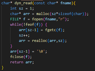 Possibly The Worst Way To Read A File In C