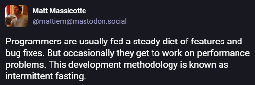 Intermittent Fasting: Developer Edition
