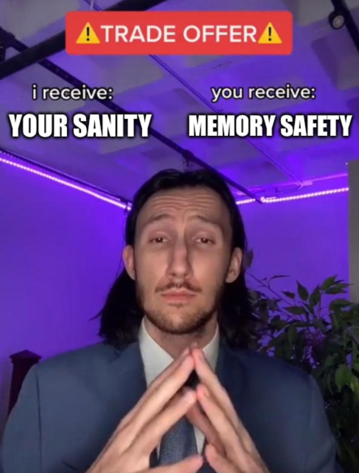 The Rust Memory Safety Trade Deal