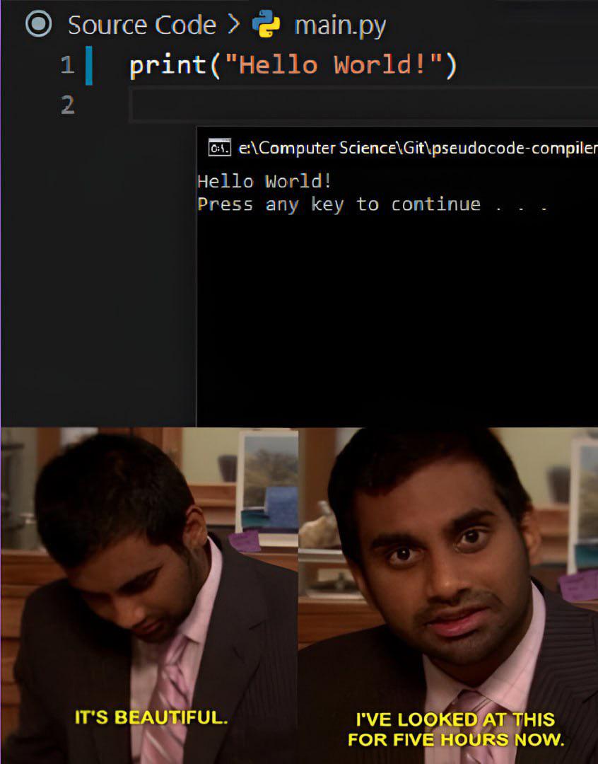 The First Hello World High