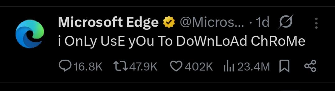 Worst She Can Say Is No: Browser Edition