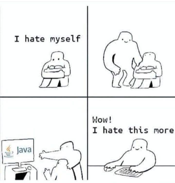 I Hate Me More Than I Hate Java