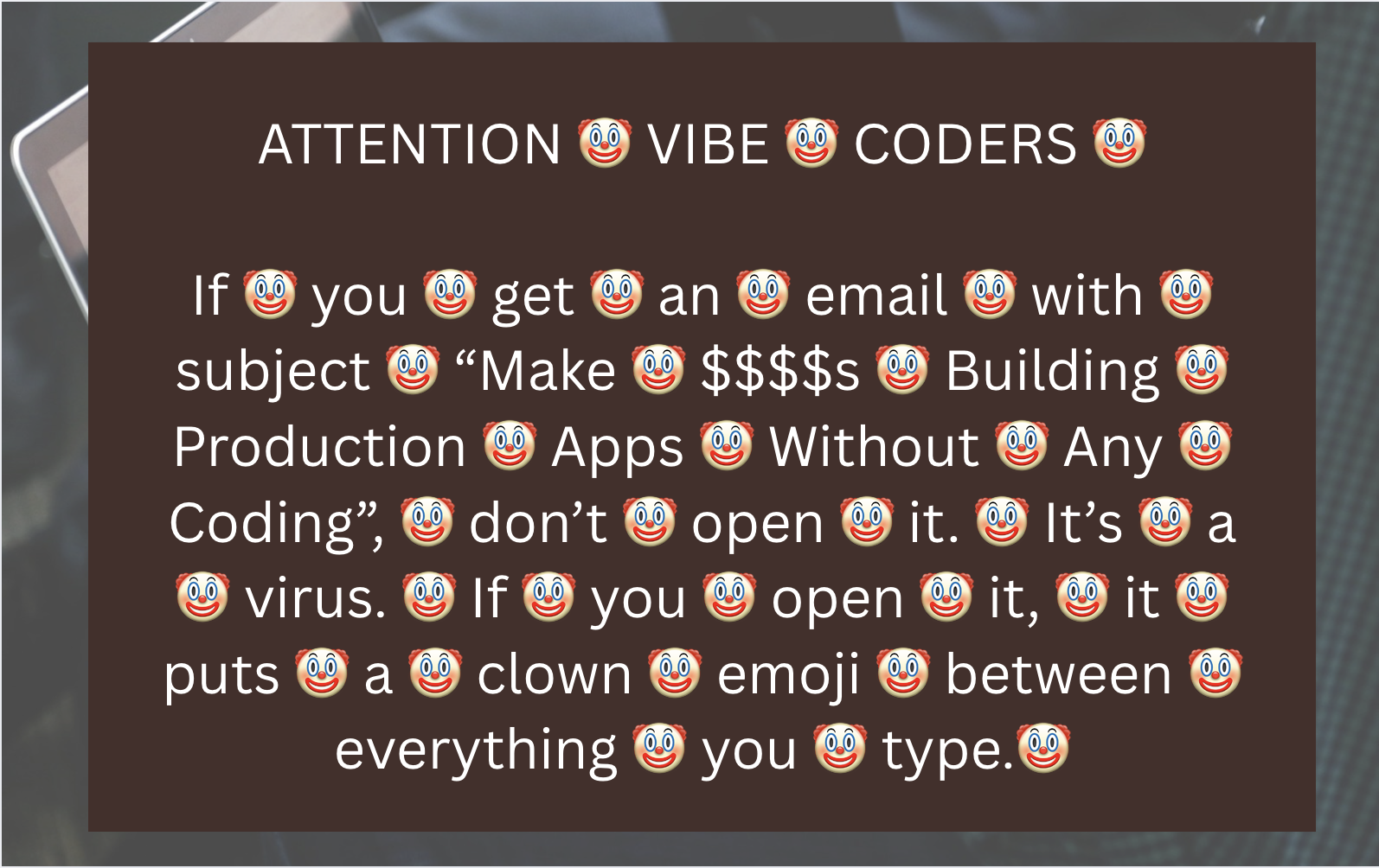 Why Can't I Vibe To Prod In One Shot