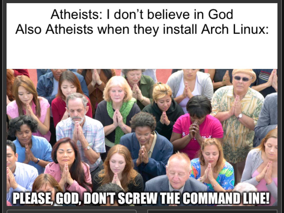 Sudden Religious Conversion: The Arch Linux Experience
