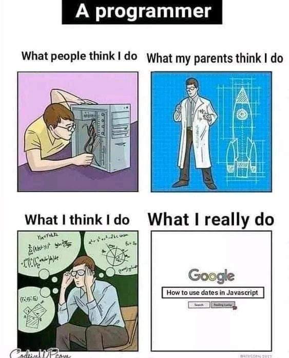 The Four Faces Of A Programmer's Reality