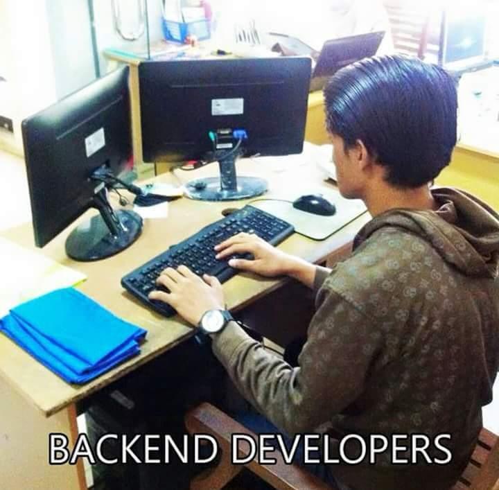 The Natural Habitat Of Backend Developers