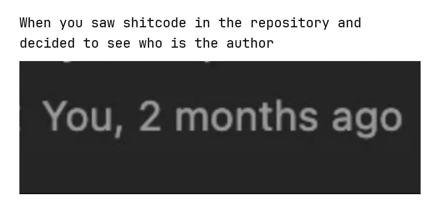 The Git Blame Hall Of Shame