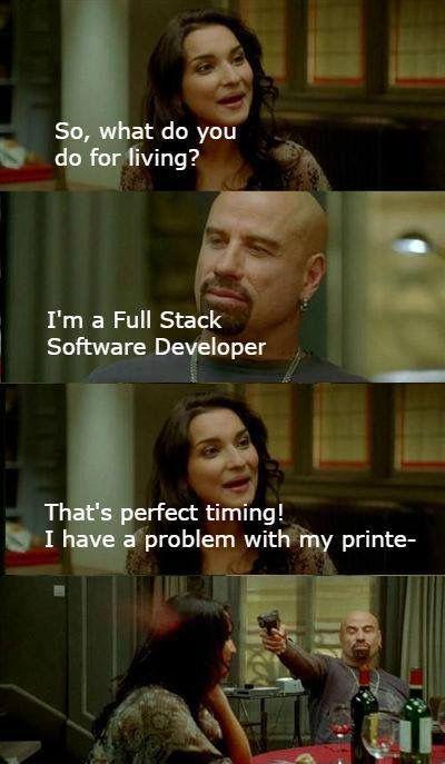 Don't You Dare Ask Me About Your Printer