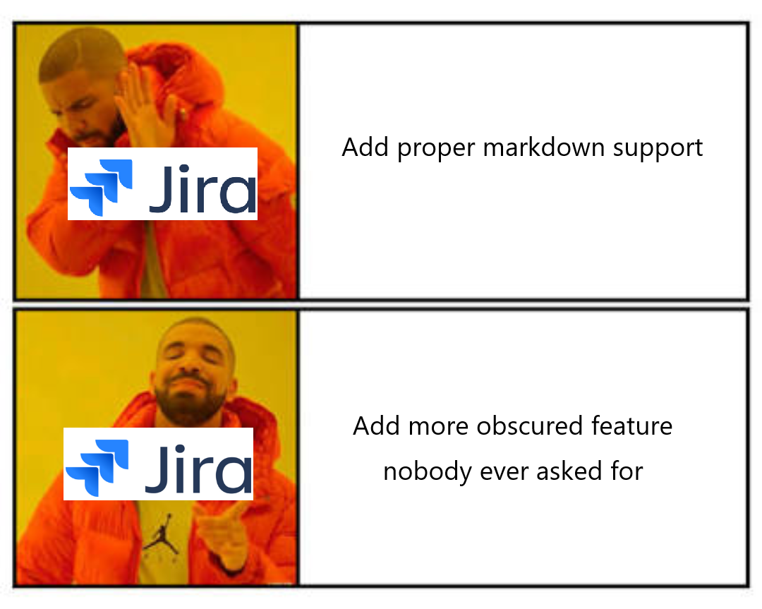 Just Let Me Use Markdown Damn It Jira