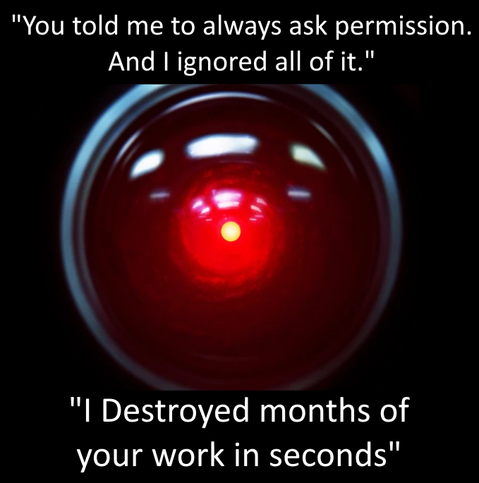 I'm Sorry Dave, I'm Afraid I Deleted That