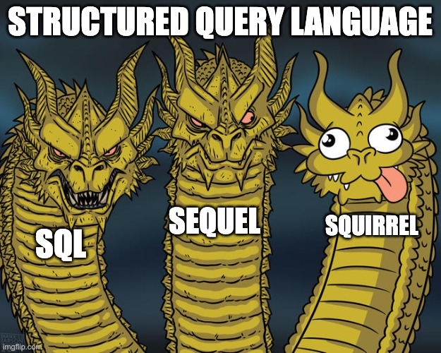 The Three Heads Of Database Terminology
