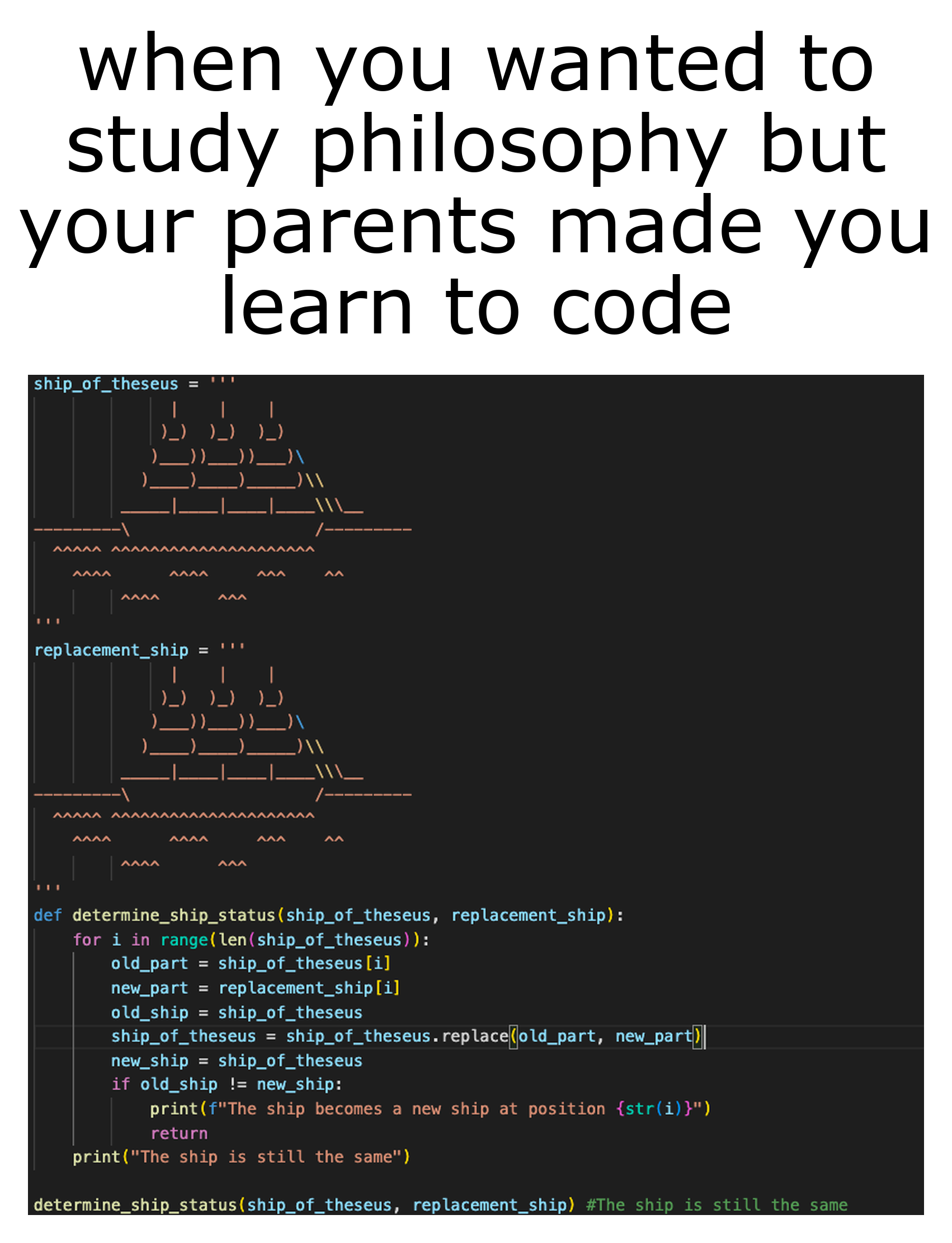 I Think Therefore Hello World