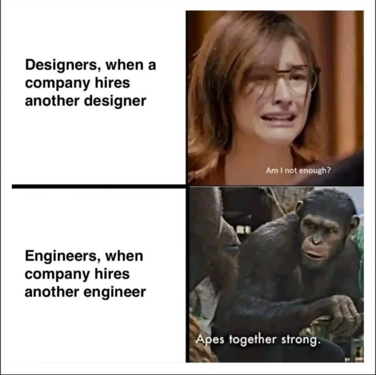 Designers Vs Engineers: Tribal Responses To New Hires