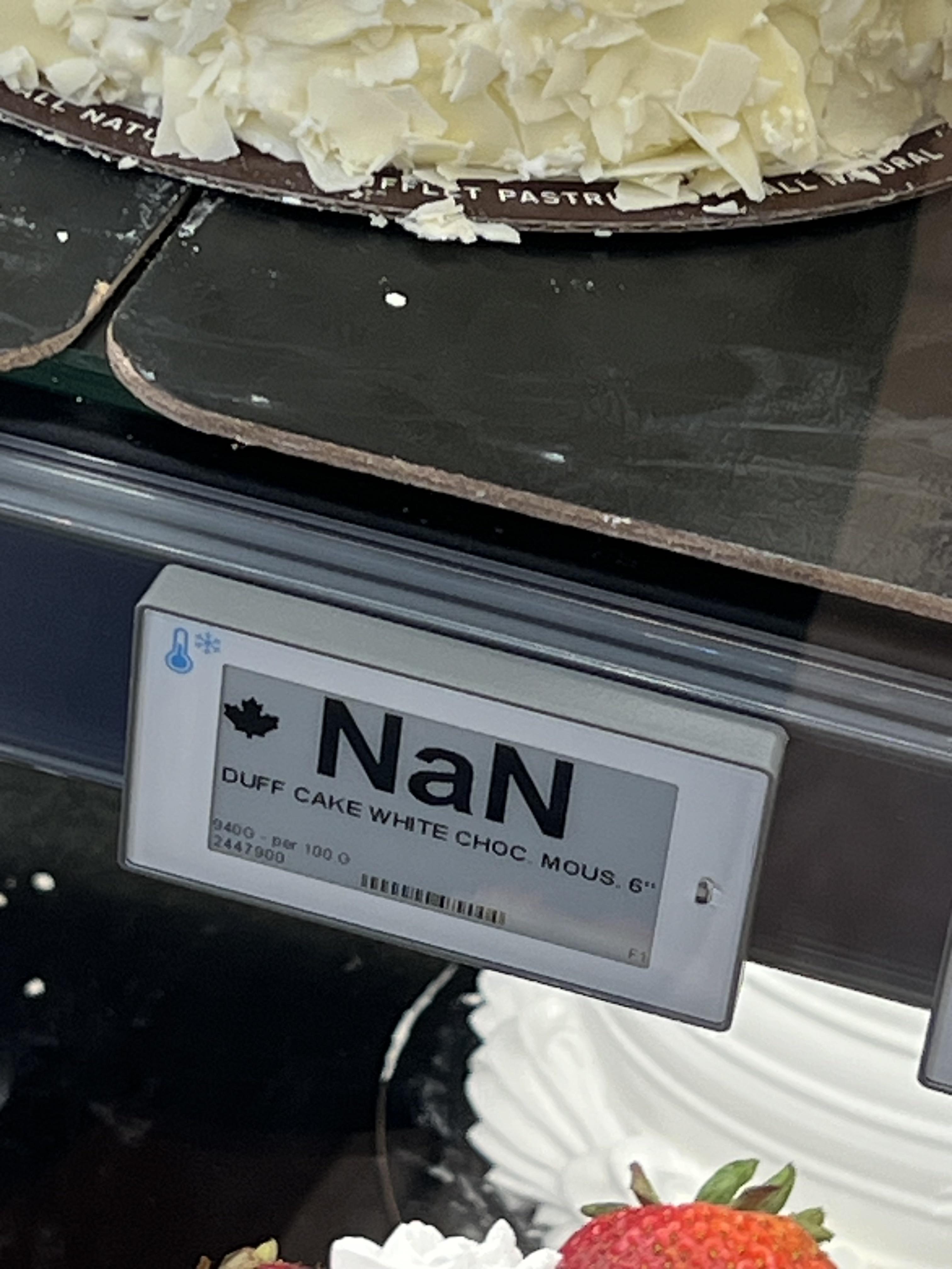 Not A Number, But Definitely A Cake