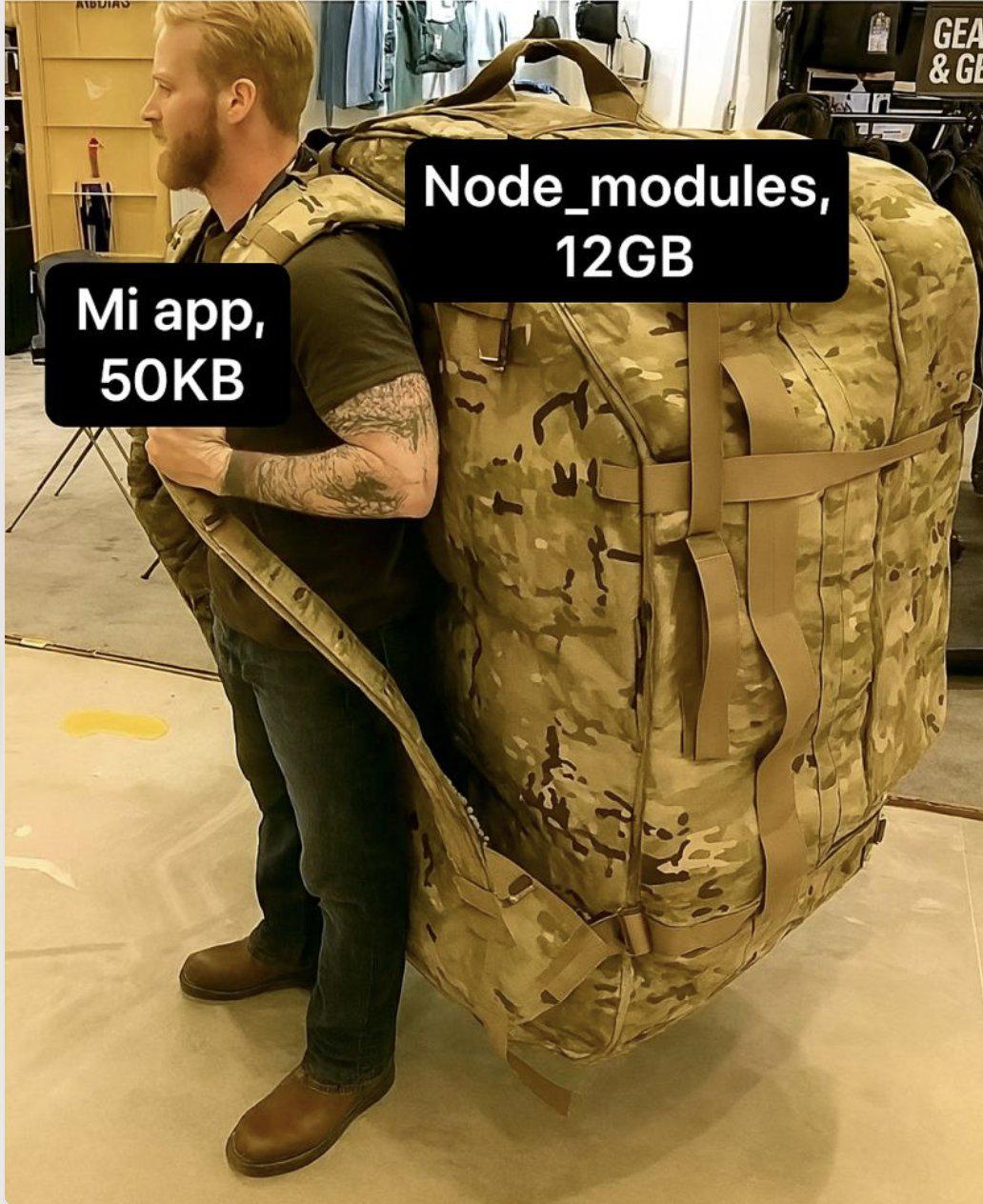 Node Modules: The Backpack That Ate Your Hard Drive