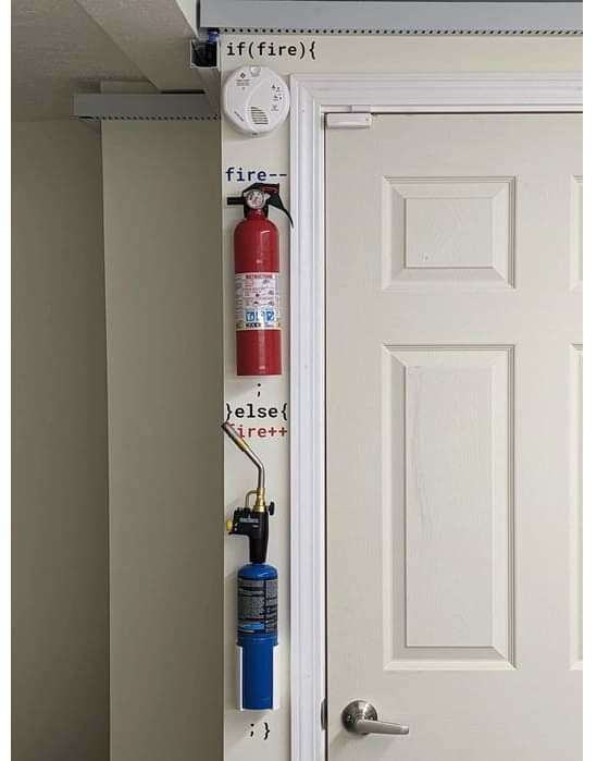 If Fire Then Extinguish Else Increment