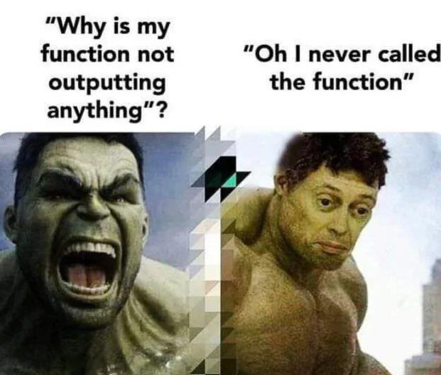The Debug Error Be Like