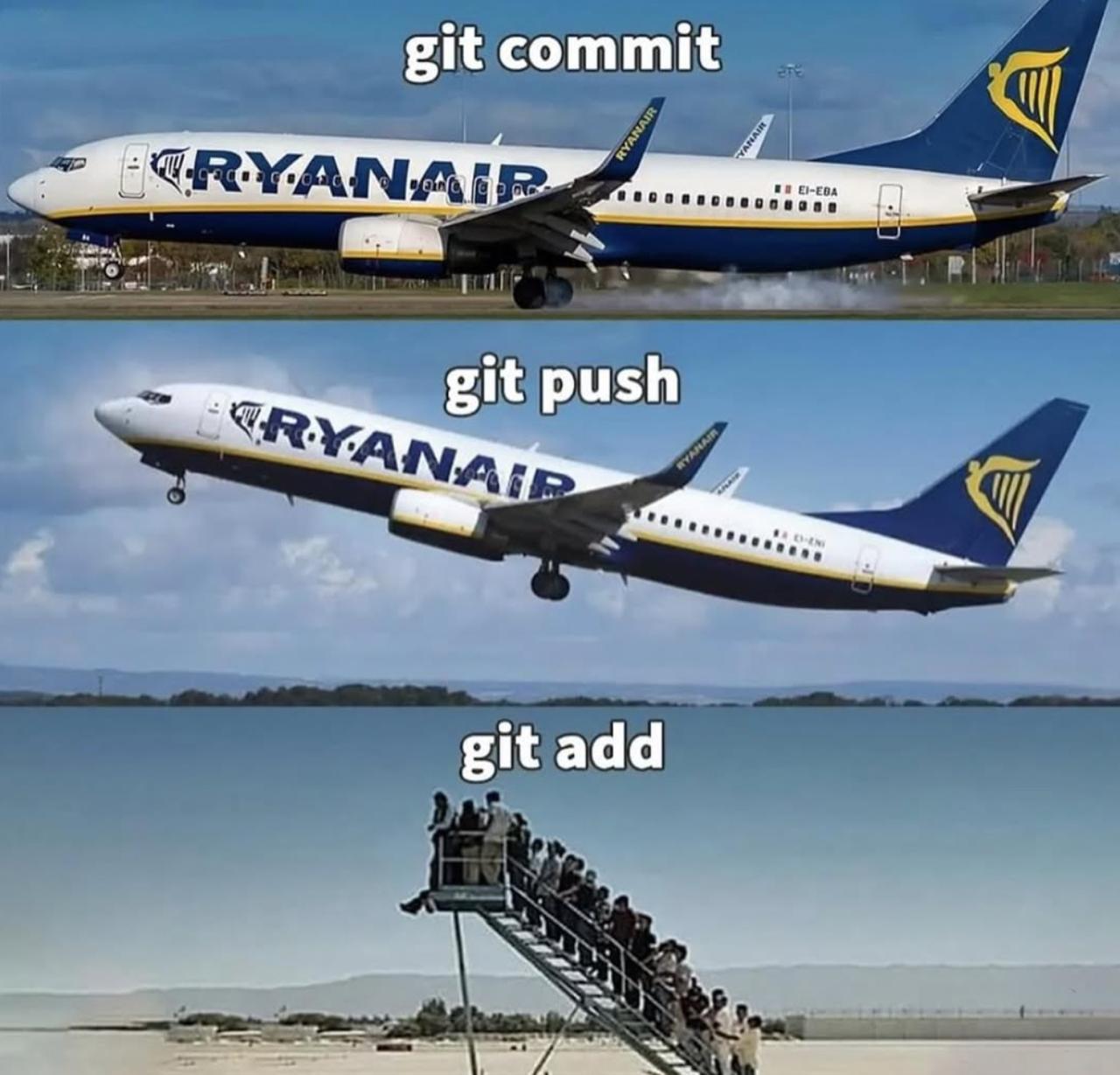 Git Commands: The Ryanair Experience