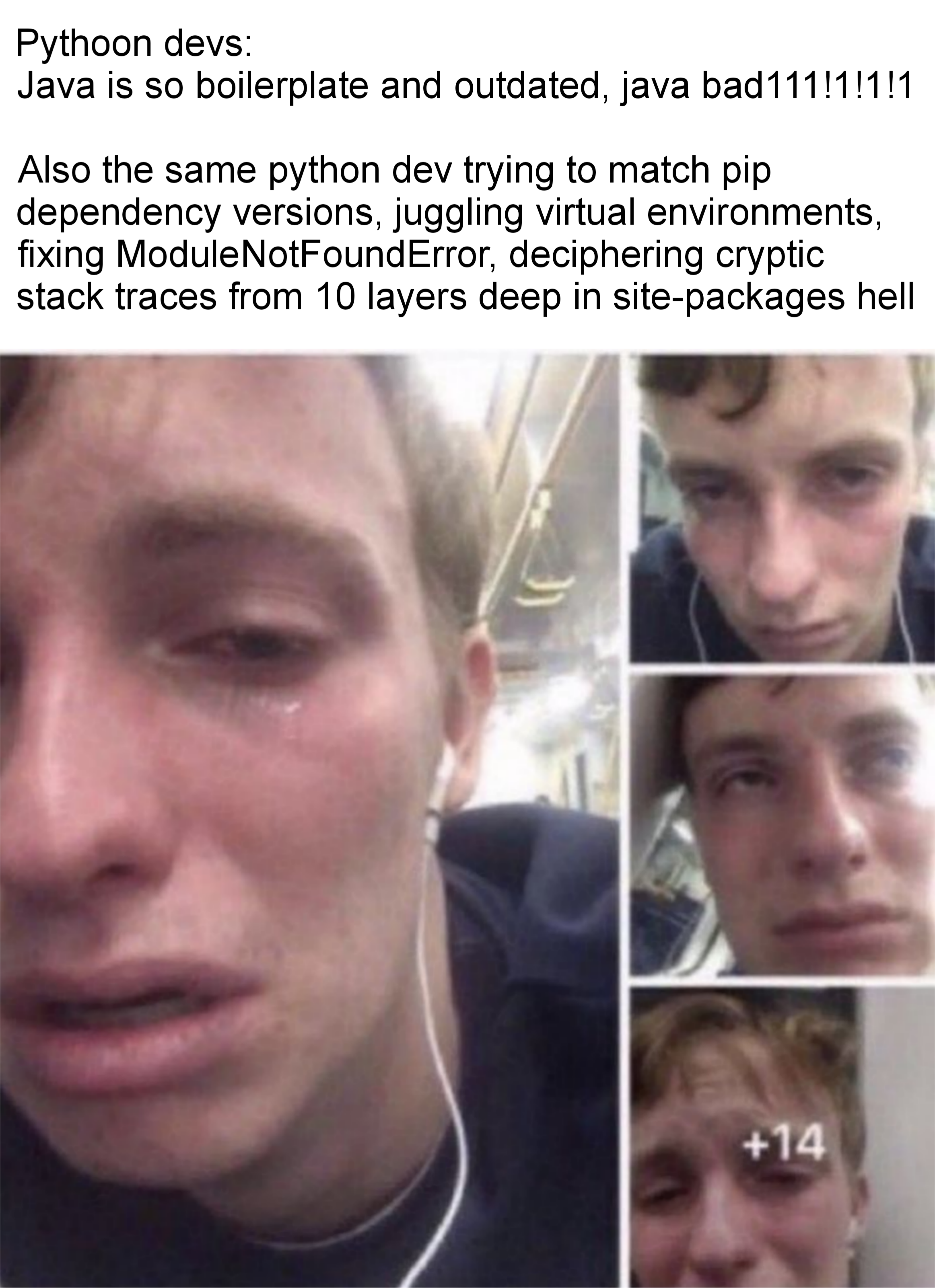 The Python Dev's Magnificent Hypocrisy