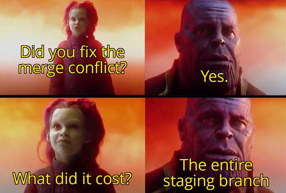 A Small Sacrifice For Git Salvation