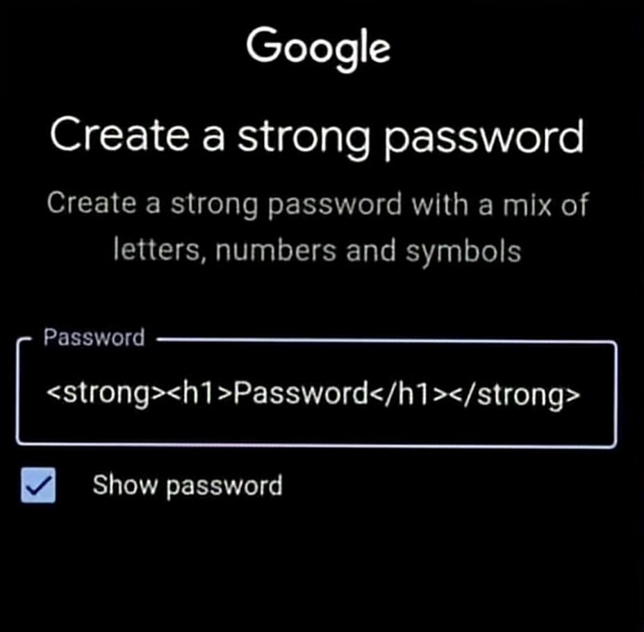Strong Password Huh Question Mark