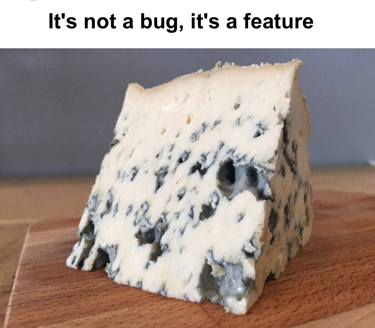 It's Not A Bug, It's A Feature