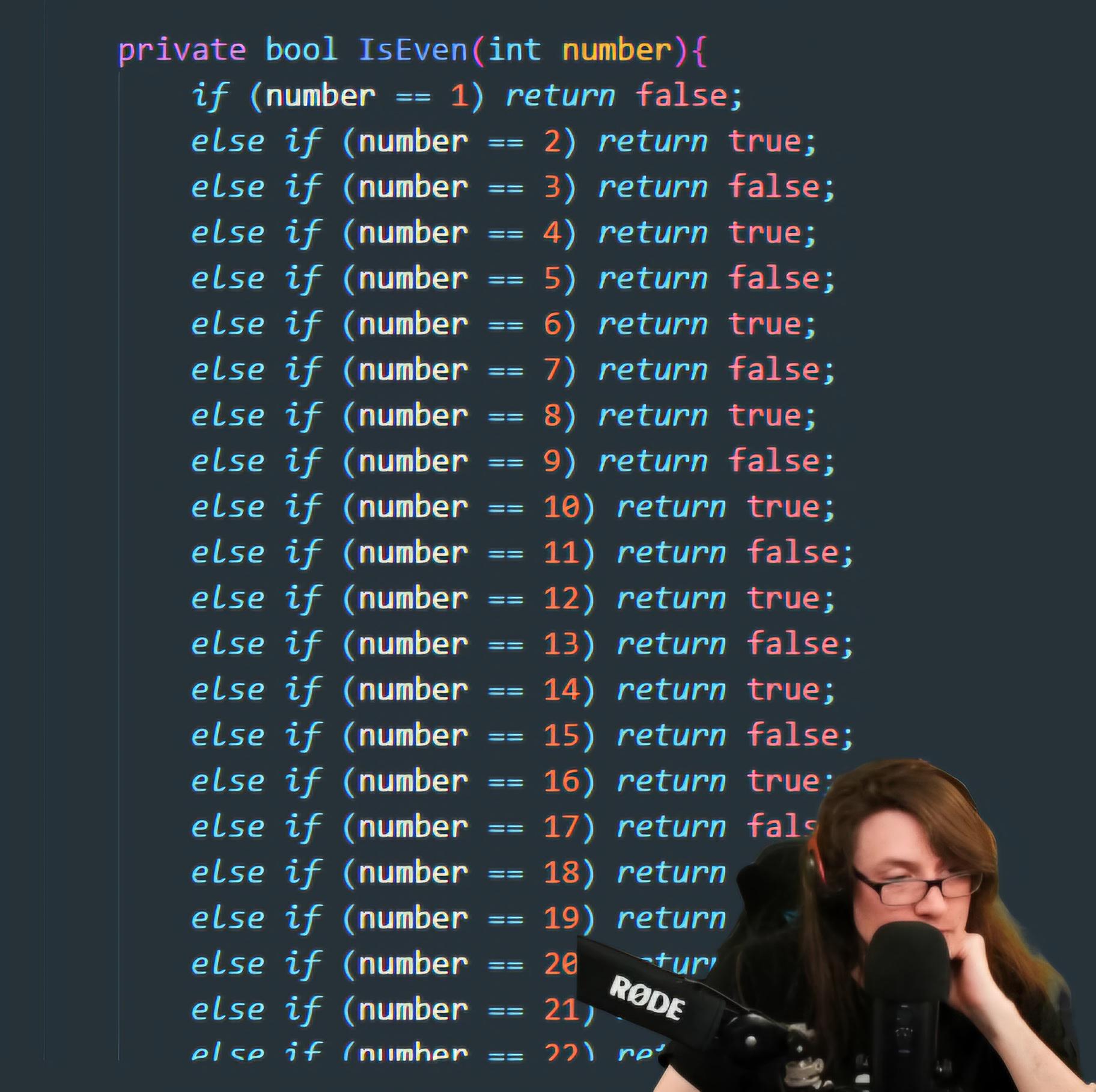 The World's Most "Optimized" IsEven Function