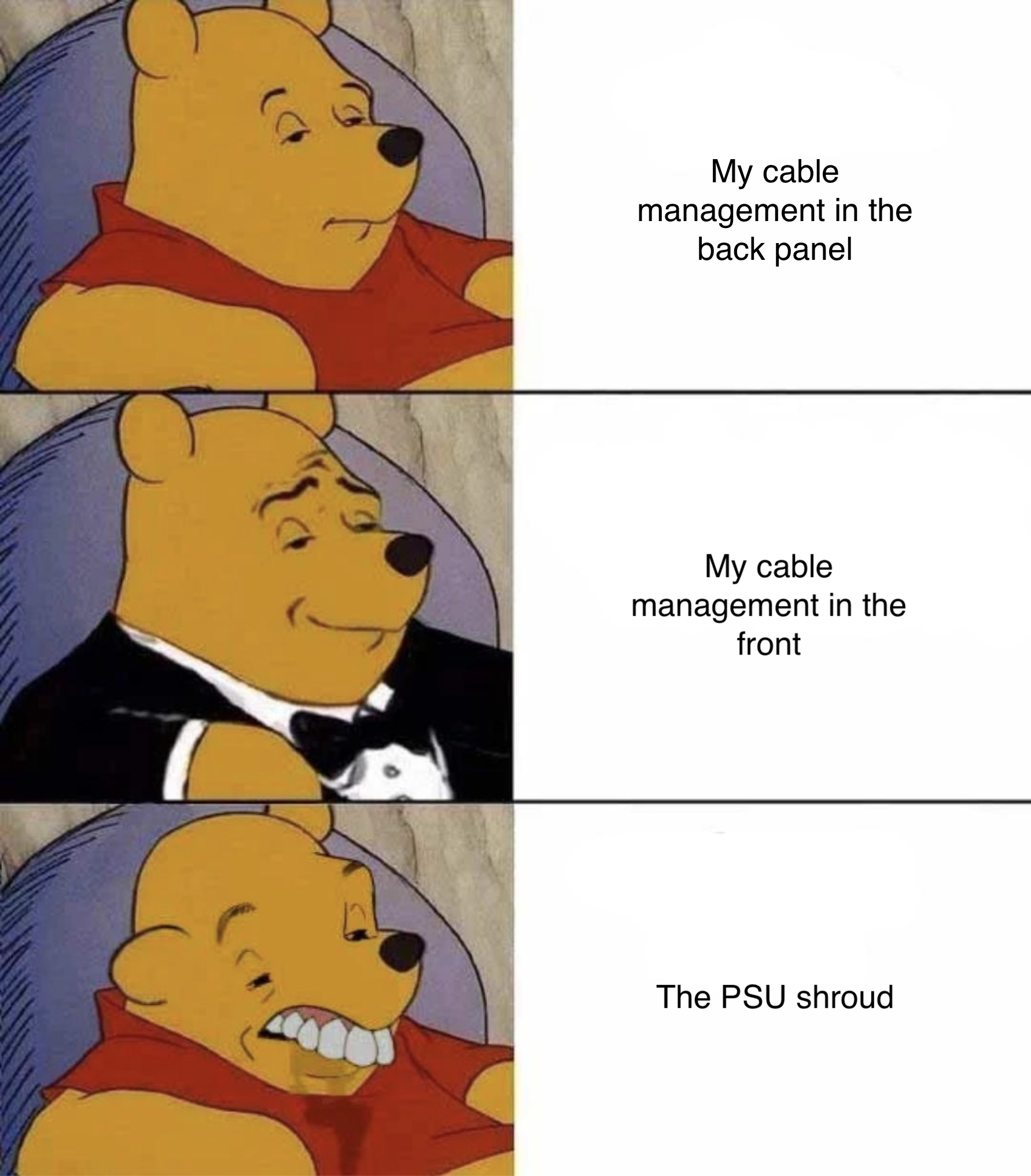 Cable Management Be Like