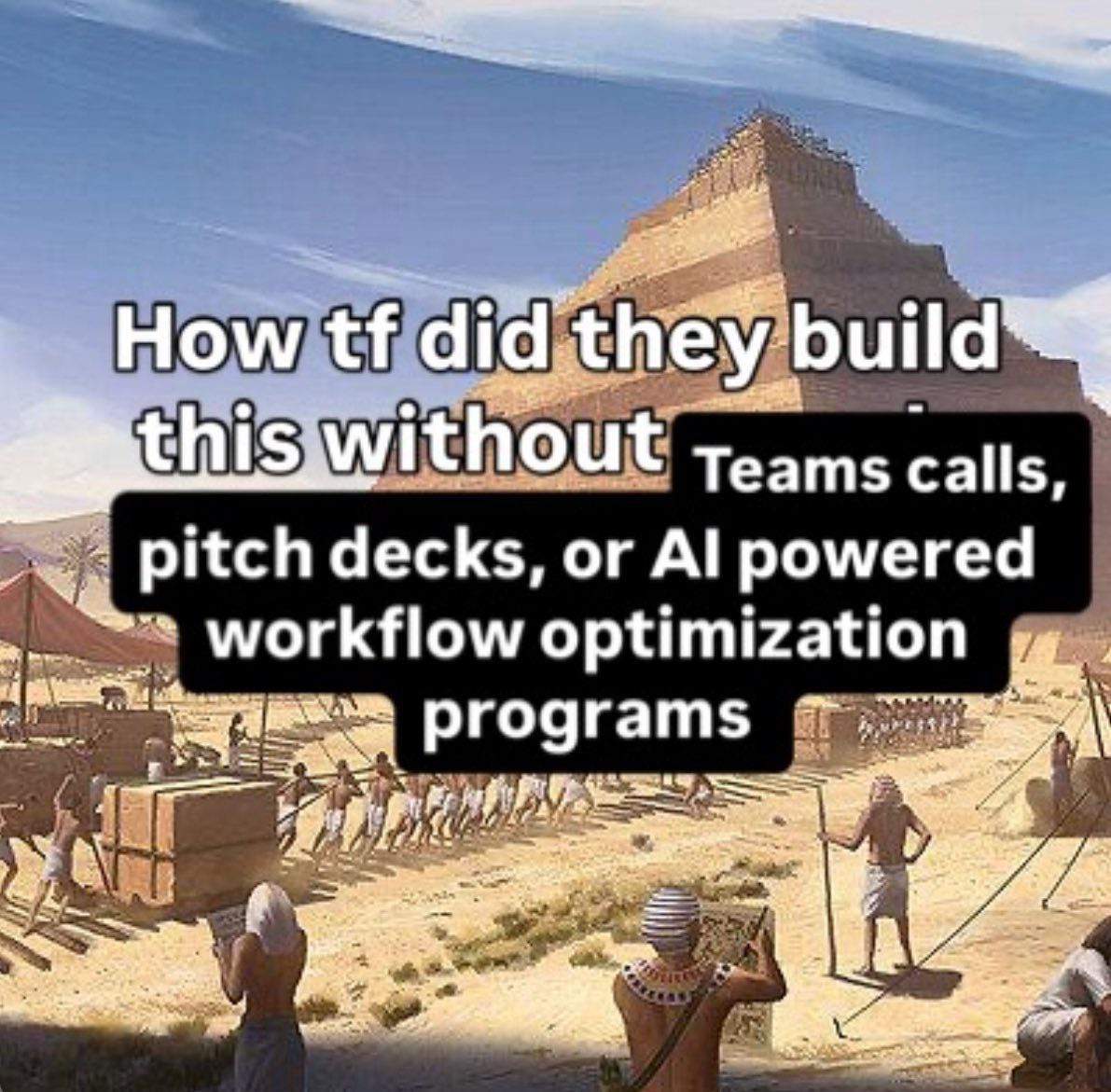 How The F*ck Did They Build Pyramids