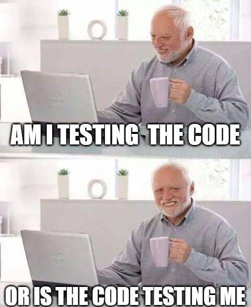 Am I Testing The Code Or Is The Code Testing Me