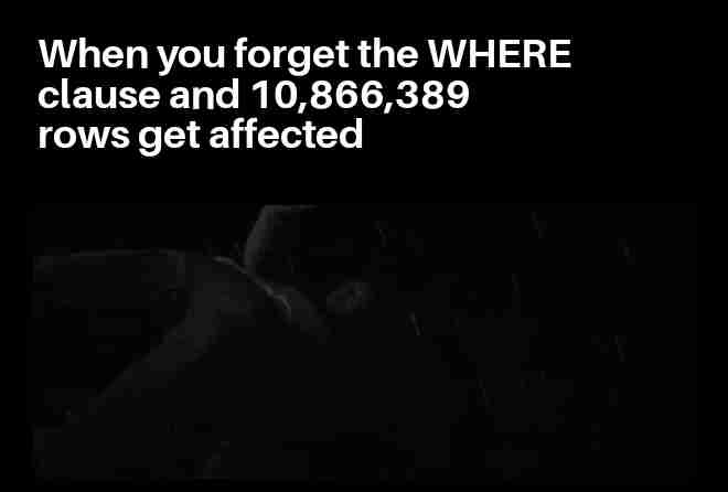 Just Rollback The Db