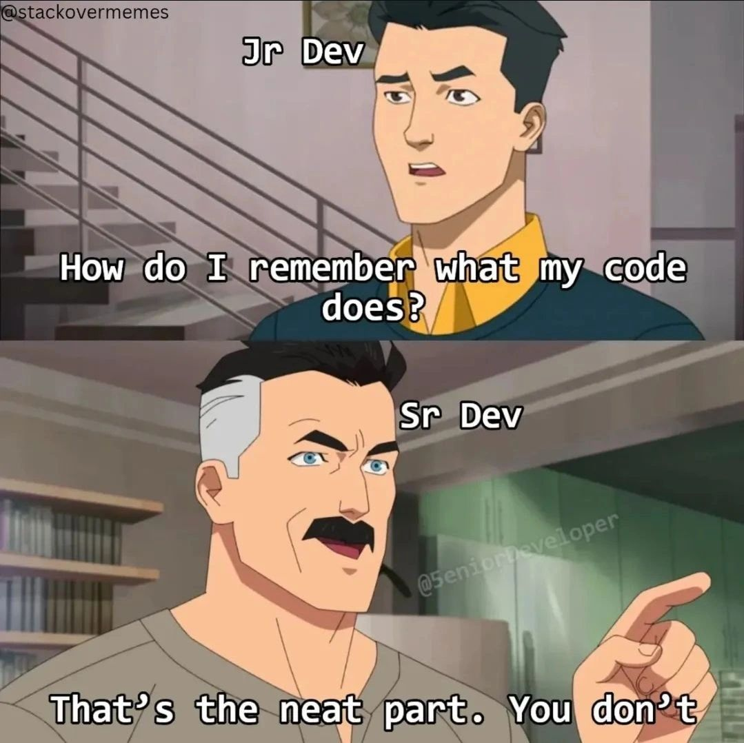 The Neat Part About Code Amnesia