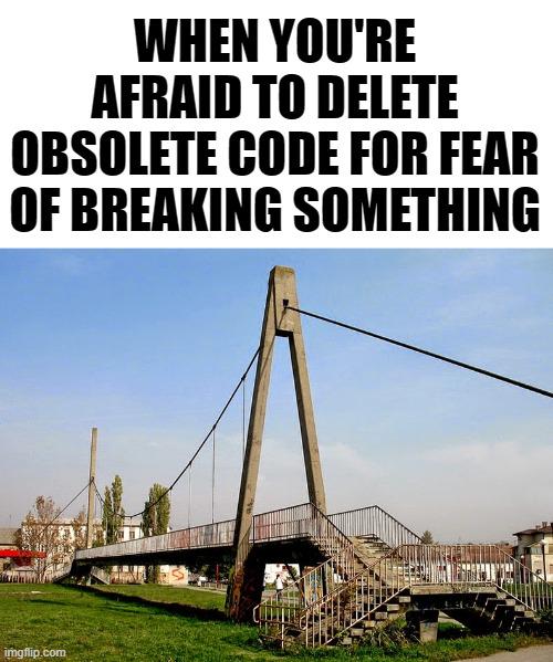 The Sacred Untouchable Legacy Code Bridge