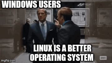 The Real World Experience Of Trying To Persuade Windows Users To Switch To Linux.