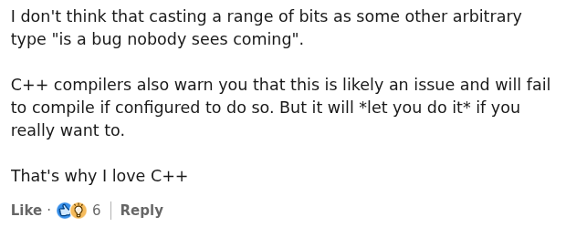 Average C++ Dev