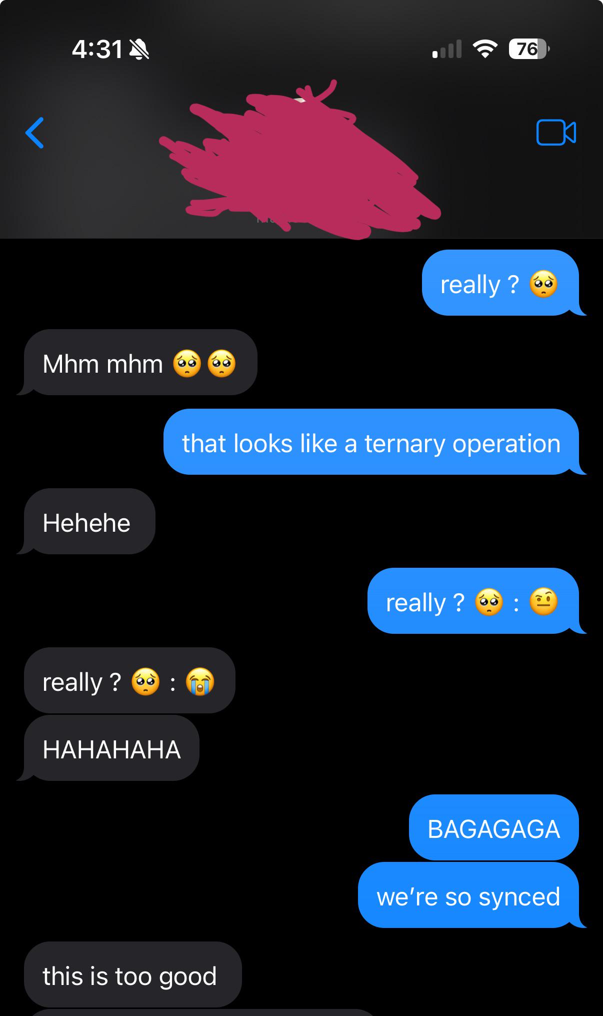 Trying To Be Cute But We're Both Programmers