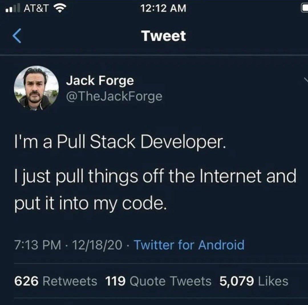 Pull Stack Developer Life