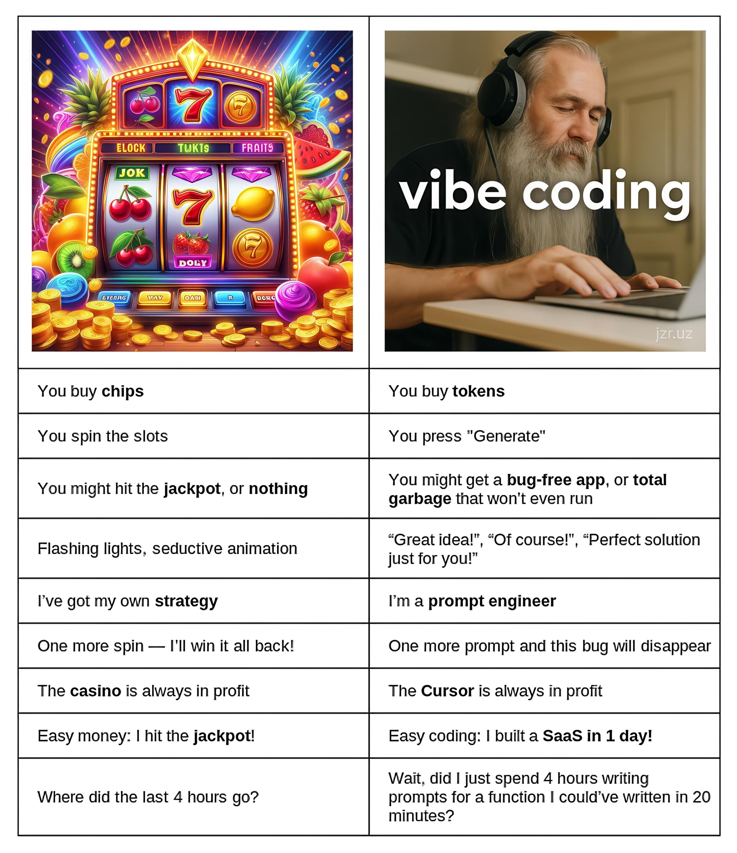 Vibe Coding: The Slot Machine Of Software Development