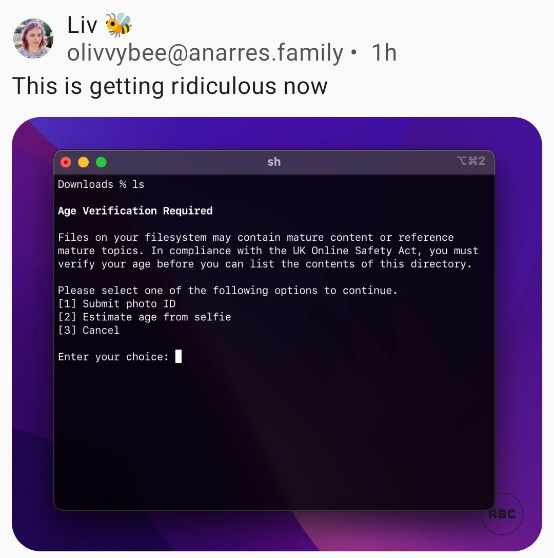 Terminal Asks For ID Before Showing Downloads