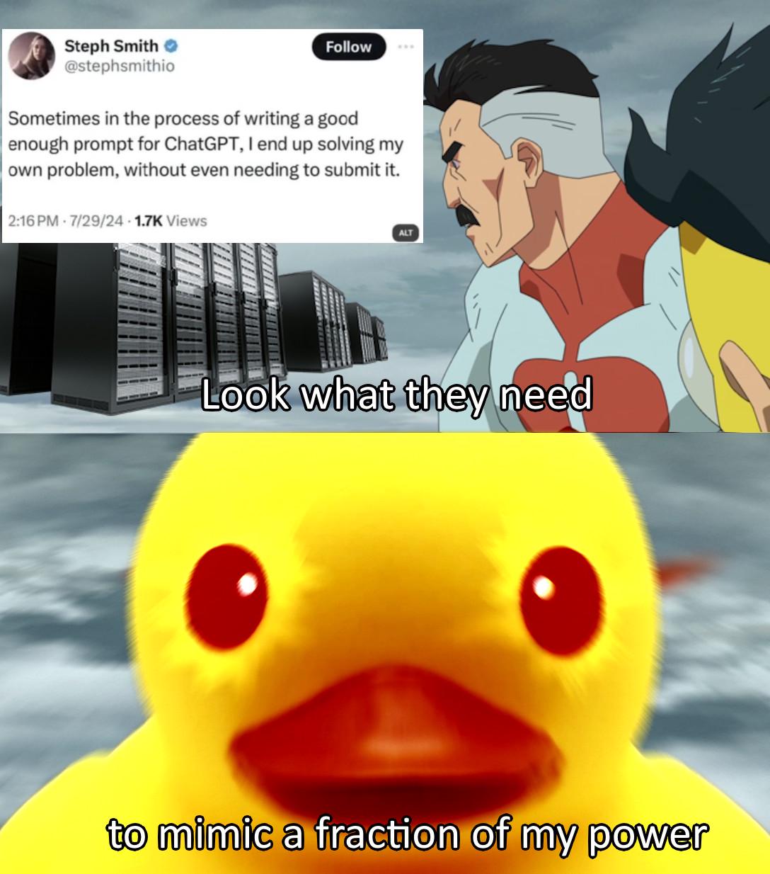 Rubber Duck Debugging With Extra Steps