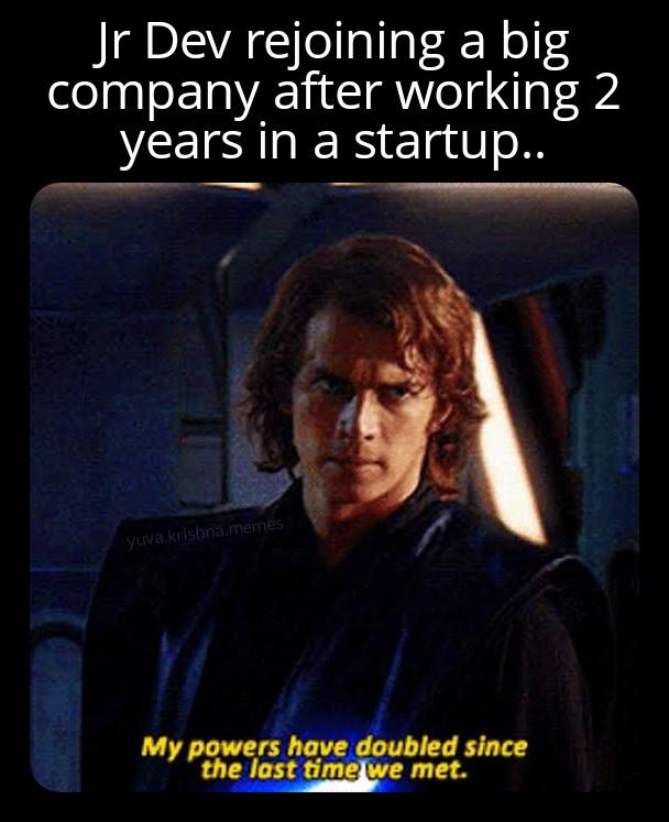 My Powers Have Doubled Since The Last Time We Met