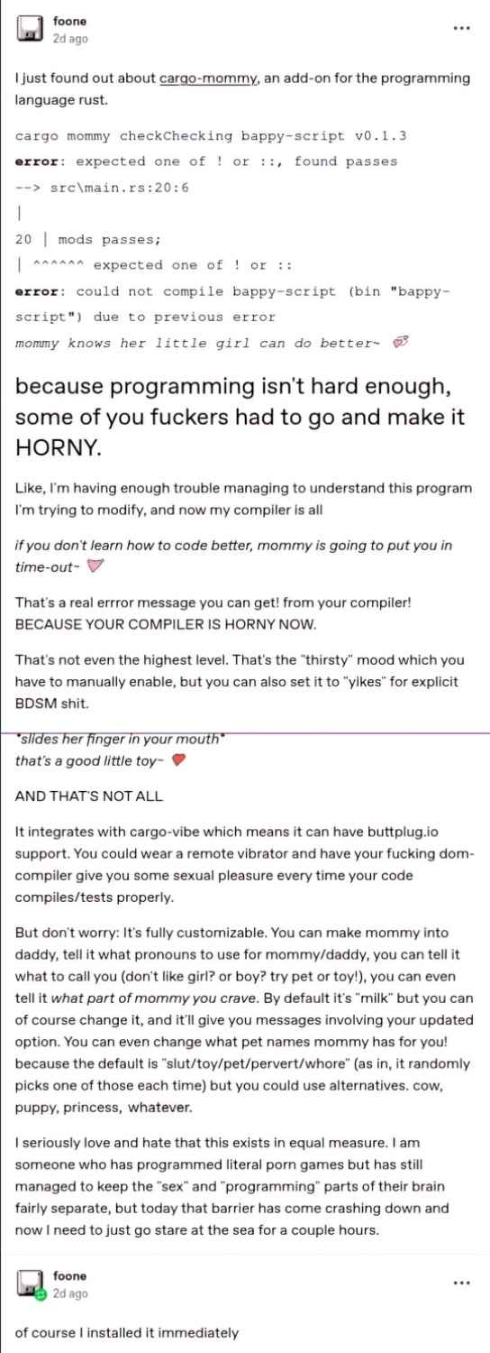 When Your Compiler Needs A Safe Word