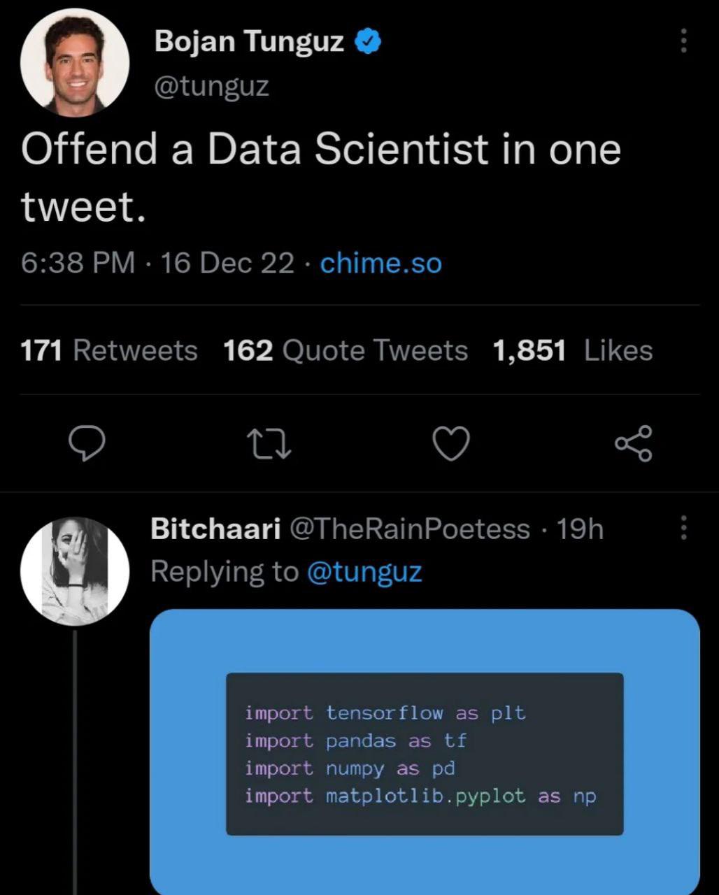 Import Pain As Humor