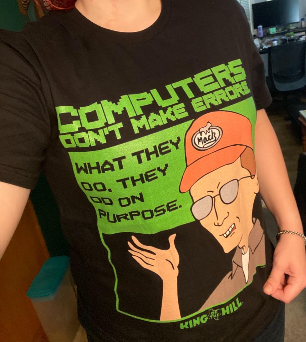 Computers Don't Make Errors On Purpose