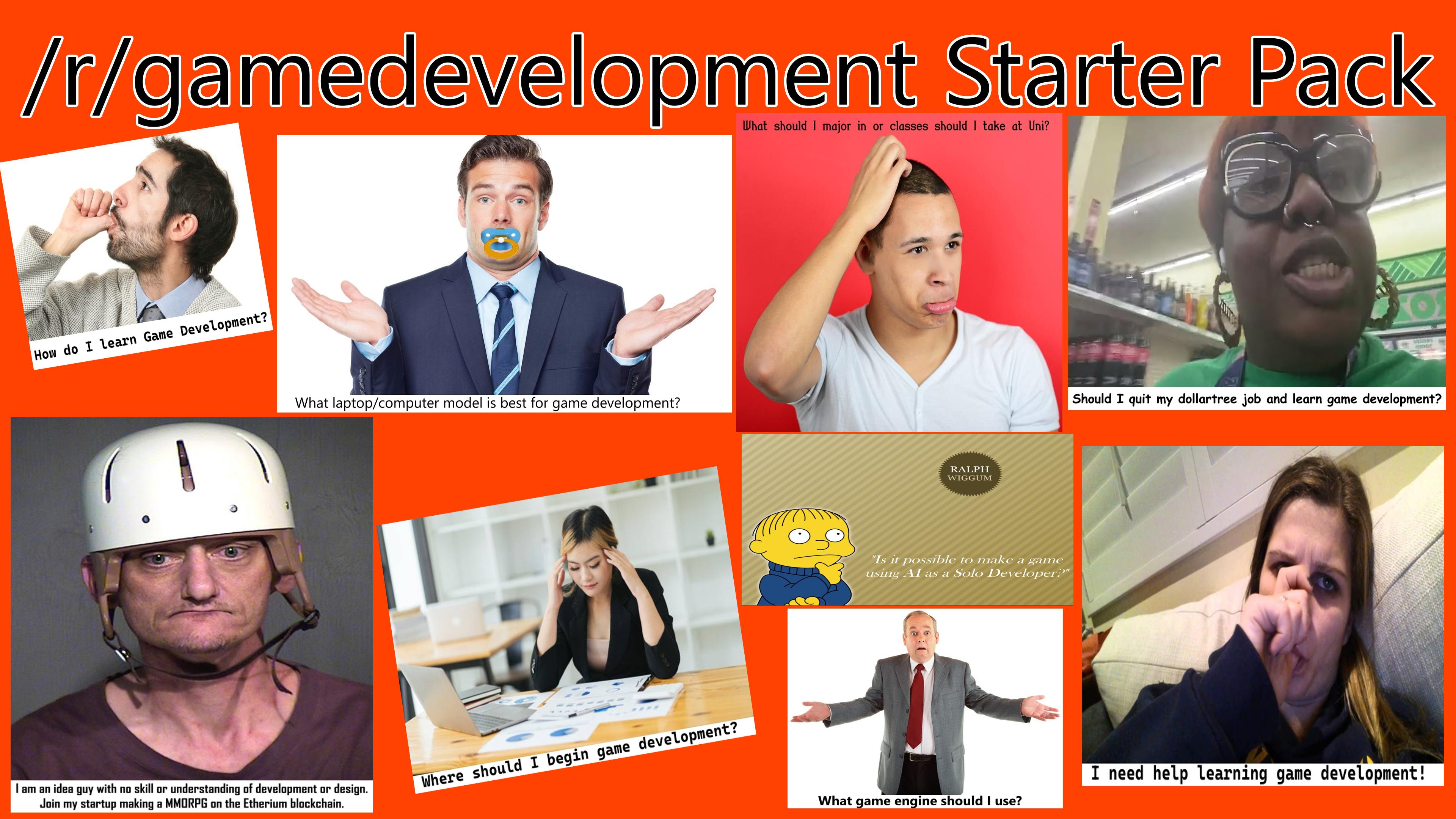 The R/Gamedevelopment Starter Pack