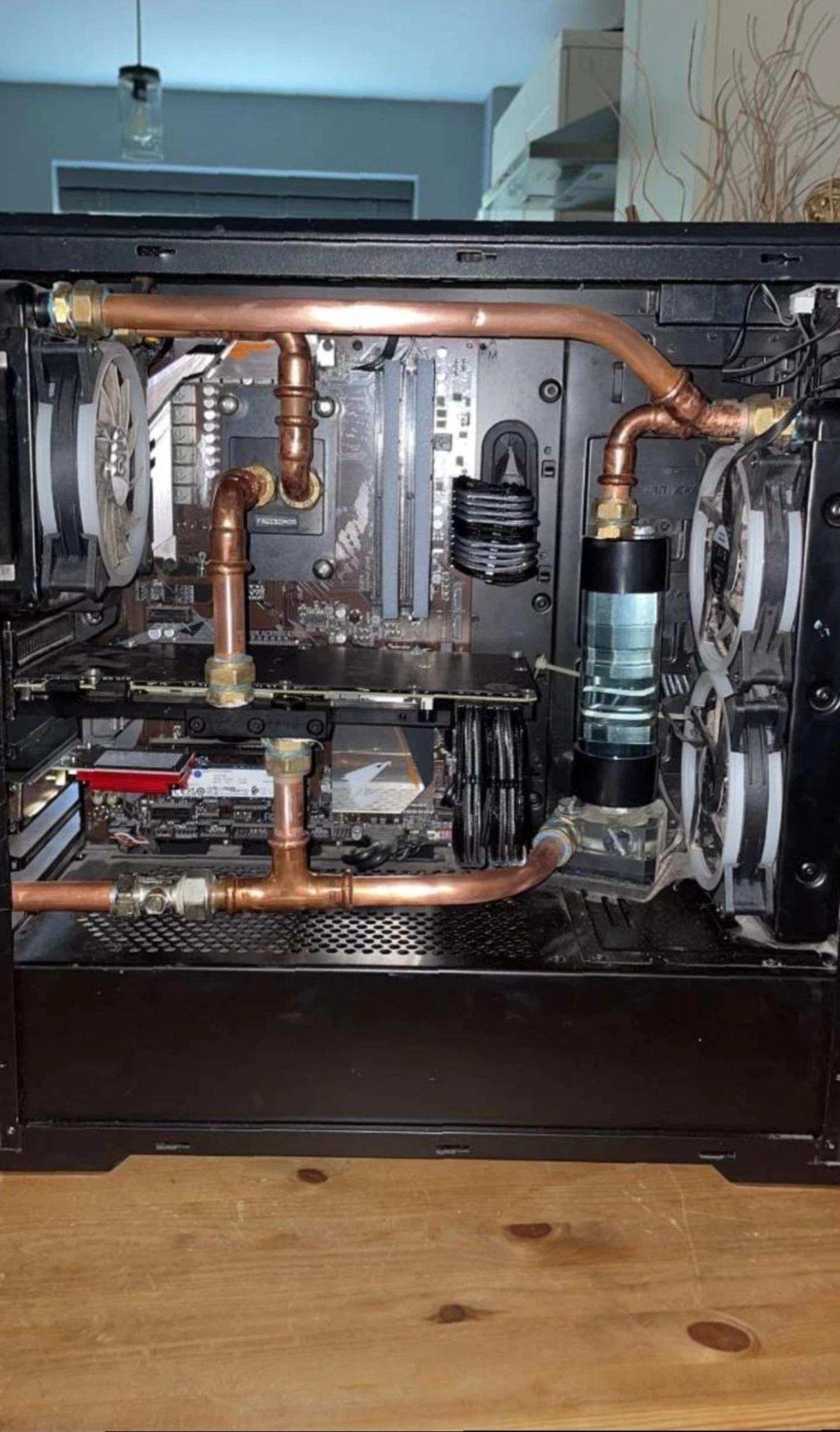 When The Plumber Becomes A PC Builder