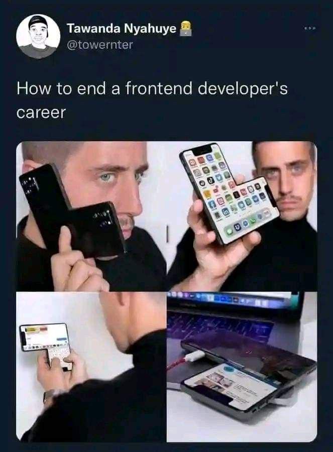 How To End A Frontend Developer's Career